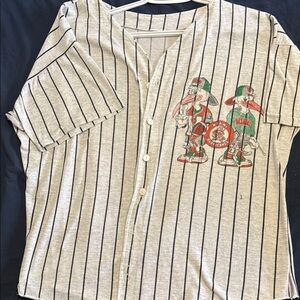 Vintage Miami Hurricanes Baseball T-Shirt